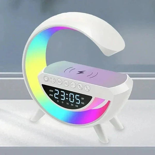 New BT 3401 & 15W Wireless Charger & Bluetooth Speaker with Alarm Clock - ZEEBLENDZ.PK