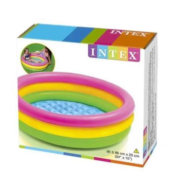 INTEX - Sunset Glow Baby Pool For Kids Inflatable Kids Bath Tub For Children - ZEEBLENDZ.PK