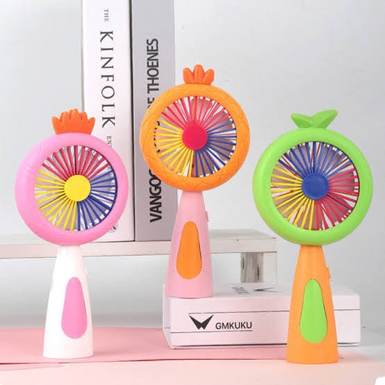 New Mini High Quality Fan with light and fast speed 5 to 6 battery backup - ZEEBLENDZ.PK