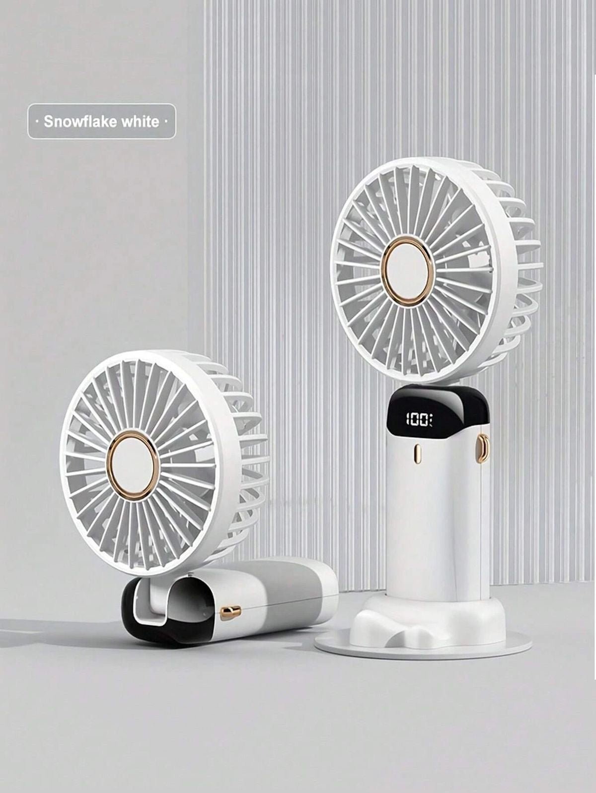 Mini portable hand held Fan with new design inspired by Charging timing - ZEEBLENDZ.PK