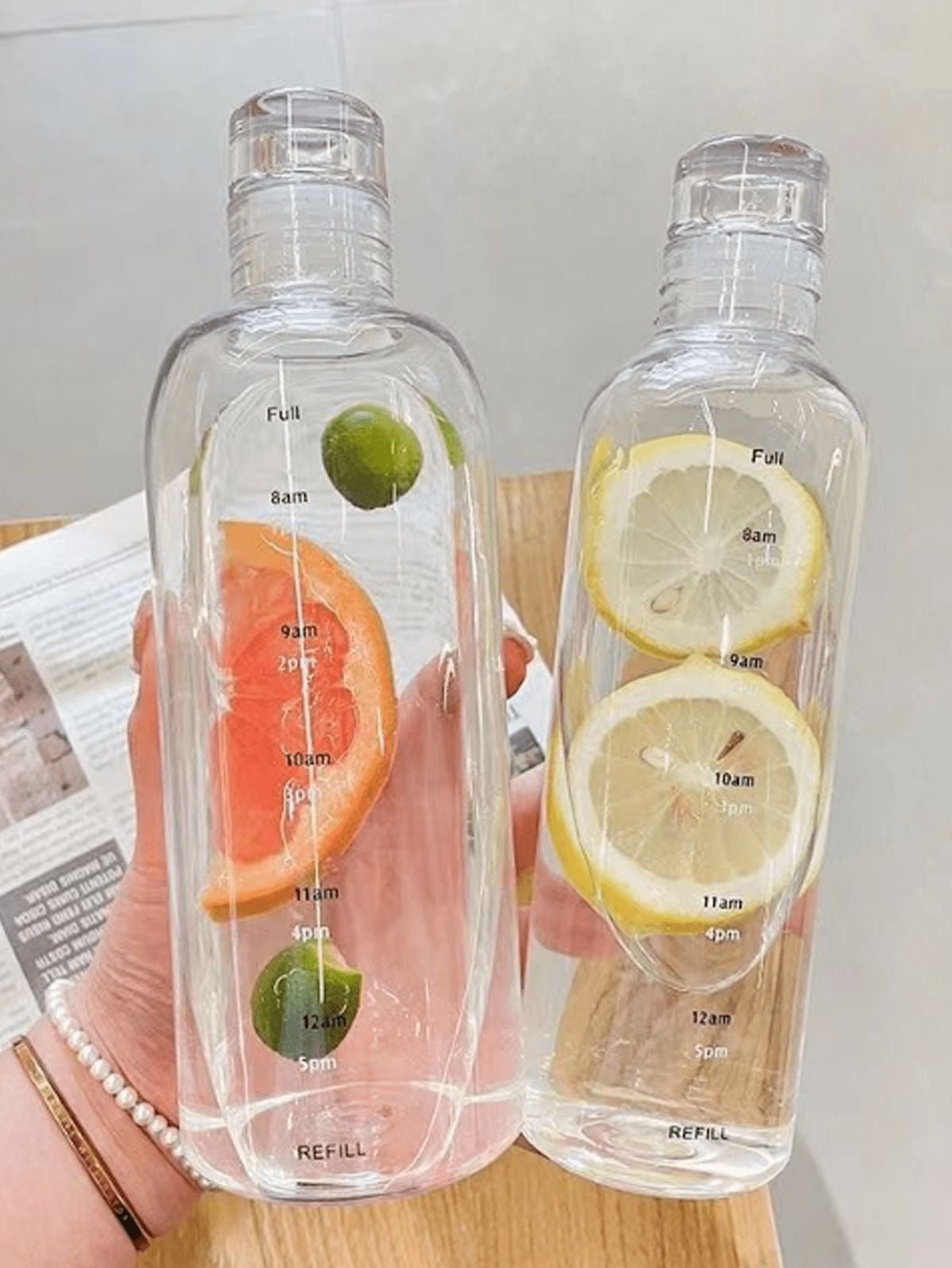 Cute Transparent Bottle. Easy to Carry. Article:1701 - ZEEBLENDZ.PK