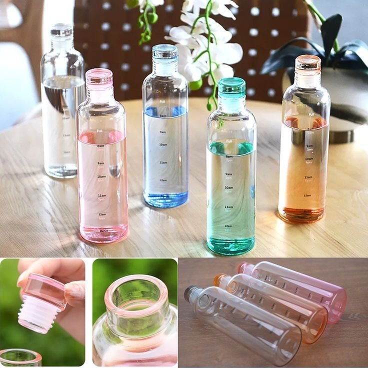 Cute Transparent Bottle. Easy to Carry. Article:1701 - ZEEBLENDZ.PK