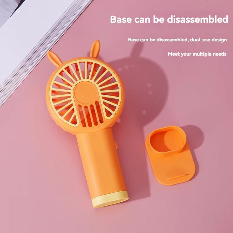 New Cute portable mini hand held fan - ZEEBLENDZ.PK