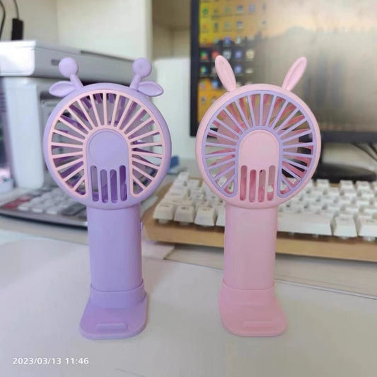 New Cute portable mini hand held fan - ZEEBLENDZ.PK