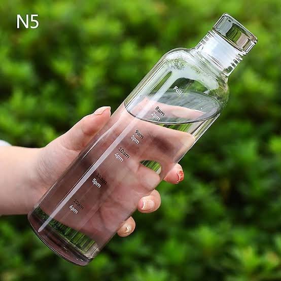 Cute Transparent Bottle. Easy to Carry. Article:1701 - ZEEBLENDZ.PK